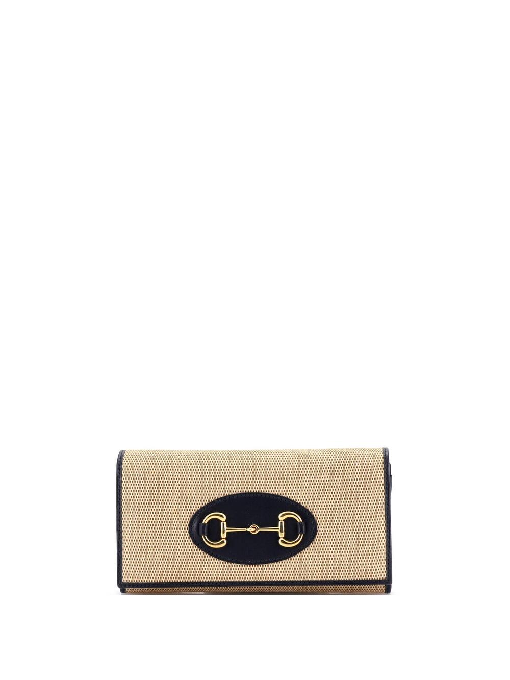 Gucci Horsebit Chain Wallet Canvas With #234696G95B